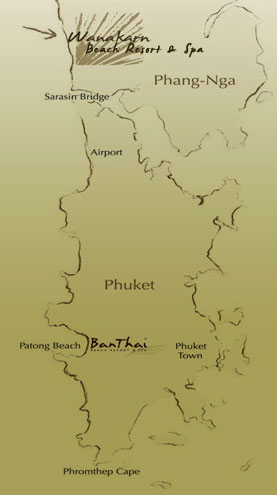 Wanakarn Beach Resort & Spa : Location